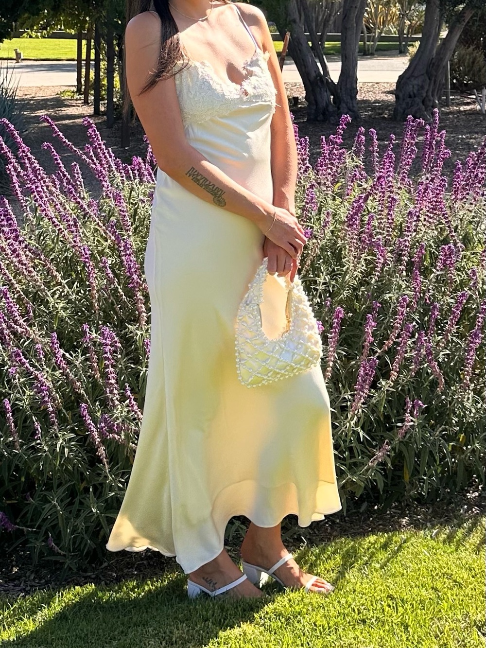 Bardot Elisabeth Lace Satin Maxi Dress
